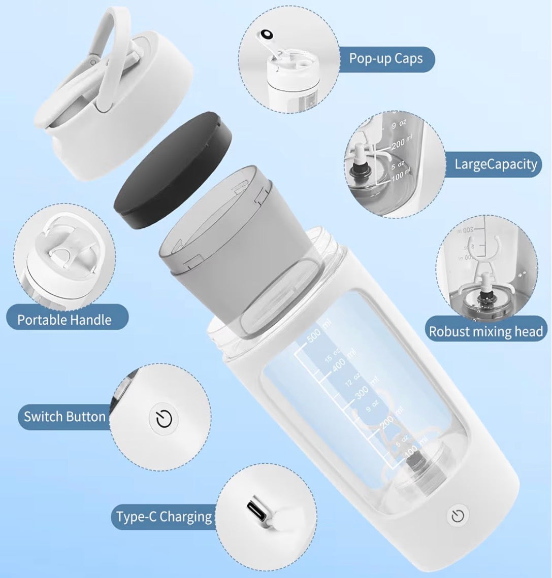 Electric Protein Shaker – Automatic Mixer Cup